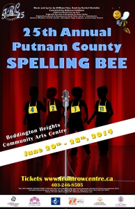 Poster for The 25th Annual Putnam County Spelling Bee